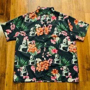 Men’s Terrifier Casual Button Down Hawaiian Shirt